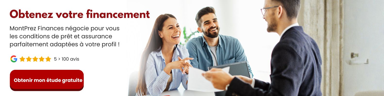 Bannière info financement prêt immobilier